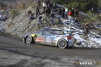 Sébastien Ogier - Julien Ingrassia
84º Rallye Automobile de Montecarlo 2016. Volkswagen Polo R WRC (WOB VW 528). Clasificado 1º.
Volkswagen Motorsport

Del 18 al 21 de Enero, Gap - Monaco.
Superficie: asfalto - nieve.

El Rallye constaba de 4 etapas con un total de 11411.85 km de los que 382.65 km divididos en 15 tramos eran cronometrados, (2 de ellos fueron cancelados SS1 Entrevaux - Val-de-Chalvagne - Ubraye de 21,25 km y SS16 Lucéram - Col St-Roch 2 de 5,5 km).

Tomaron la salida 73 equipos, finalizaron 54.

© Denis Baudron

Palabras clave: Volkswagen;Polo;WRC;Montecarlo;2016