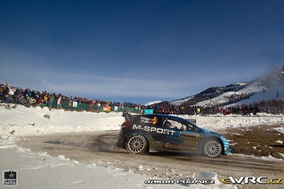 Mads Østberg - Ola Fløene
84º Rallye Automobile de Montecarlo 2016. Ford Fiesta RS WRC (OO05 OTH). Clasificado 4º.
M-Sport World Rally Team

Del 18 al 21 de Enero, Gap - Monaco.
Superficie: asfalto - nieve.

El Rallye constaba de 4 etapas con un total de 11411.85 km de los que 382.65 km divididos en 15 tramos eran cronometrados (2 de ellos fueron cancelados SS1 Entrevaux - Val-de-Chalvagne - Ubraye de 21.25 km y SS16 Lucéram - Col St-Roch 2 de 5,5 km).

Tomaron la salida 73 equipos, finalizaron 54.

© Jakub Pojmicz

Palabras clave: Ford;Fiesta;WRC;Montecarlo;2016