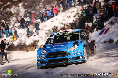 Mads Østberg - Ola Fløene
84º Rallye Automobile de Montecarlo 2016. Ford Fiesta RS WRC (OO05 OTH). Clasificado 4º.
M-Sport World Rally Team

Del 18 al 21 de Enero, Gap - Monaco.
Superficie: asfalto - nieve.

El Rallye constaba de 4 etapas con un total de 11411.85 km de los que 382.65 km divididos en 15 tramos eran cronometrados (2 de ellos fueron cancelados SS1 Entrevaux - Val-de-Chalvagne - Ubraye de 21.25 km y SS16 Lucéram - Col St-Roch 2 de 5,5 km).

Tomaron la salida 73 equipos, finalizaron 54.

© Maciej Niechwiadowicz

Palabras clave: Ford;Fiesta;WRC;Montecarlo;2016