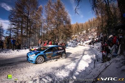 Mads Østberg - Ola Fløene
84º Rallye Automobile de Montecarlo 2016. Ford Fiesta RS WRC (OO05 OTH). Clasificado 4º.
M-Sport World Rally Team

Del 18 al 21 de Enero, Gap - Monaco.
Superficie: asfalto - nieve.

El Rallye constaba de 4 etapas con un total de 11411.85 km de los que 382.65 km divididos en 15 tramos eran cronometrados (2 de ellos fueron cancelados SS1 Entrevaux - Val-de-Chalvagne - Ubraye de 21.25 km y SS16 Lucéram - Col St-Roch 2 de 5,5 km).

Tomaron la salida 73 equipos, finalizaron 54.

© Maciej Niechwiadowicz

Palabras clave: Ford;Fiesta;WRC;Montecarlo;2016