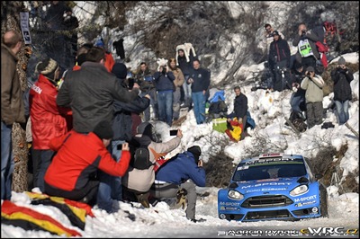 Mads Østberg - Ola Fløene
84º Rallye Automobile de Montecarlo 2016. Ford Fiesta RS WRC (OO05 OTH). Clasificado 4º.
M-Sport World Rally Team

Del 18 al 21 de Enero, Gap - Monaco.
Superficie: asfalto - nieve.

El Rallye constaba de 4 etapas con un total de 11411.85 km de los que 382.65 km divididos en 15 tramos eran cronometrados (2 de ellos fueron cancelados SS1 Entrevaux - Val-de-Chalvagne - Ubraye de 21.25 km y SS16 Lucéram - Col St-Roch 2 de 5,5 km).

Tomaron la salida 73 equipos, finalizaron 54.

© Marcin Rybak

Palabras clave: Ford;Fiesta;WRC;Montecarlo;2016