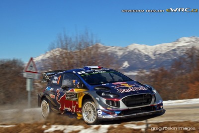 Sébastien Ogier - Julien Ingrassia
85º Rallye Automobile de Montecarlo 2017. Ford Fiesta WRC (WRT 1). Clasificado 1º.
M-Sport World Rally Team

Del 18 al 21 de Enero, Gap - Monaco.
Superficie: asfalto - nieve.

El Rallye constaba de 4 etapas con un total de 11411.85 km de los que 382.65 km divididos en 15 tramos eran cronometrados, (2 de ellos fueron cancelados SS1 Entrevaux - Val-de-Chalvagne - Ubraye de 21,25 km y SS16 Lucéram - Col St-Roch 2 de 5,5 km).

Tomaron la salida 73 equipos, finalizaron 54.

© Greg Roslon

Palabras clave: Ford;Fiesta;WRC;Montecarlo;2017