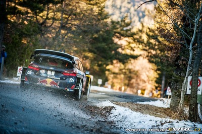 Sébastien Ogier - Julien Ingrassia
85º Rallye Automobile de Montecarlo 2017. Ford Fiesta WRC (WRT 1). Clasificado 1º.
M-Sport World Rally Team

Del 18 al 21 de Enero, Gap - Monaco.
Superficie: asfalto - nieve.

El Rallye constaba de 4 etapas con un total de 11411.85 km de los que 382.65 km divididos en 15 tramos eran cronometrados, (2 de ellos fueron cancelados SS1 Entrevaux - Val-de-Chalvagne - Ubraye de 21,25 km y SS16 Lucéram - Col St-Roch 2 de 5,5 km).

Tomaron la salida 73 equipos, finalizaron 54.

© Martin Husár

Palabras clave: Ford;Fiesta;WRC;Montecarlo;2017