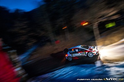 Jari-Matti Latvala - Miikka Anttila
85º Rallye Automobile de Montecarlo 2017. Toyota Yaris WRC (A-5852). Clasificado 2º.
Toyota Gazoo Racing WRT

Del 18 al 21 de Enero, Gap - Monaco.
Superficie: asfalto - nieve.

El Rallye constaba de 4 etapas con un total de 11411.85 km de los que 382.65 km divididos en 15 tramos eran cronometrados, (2 de ellos fueron cancelados SS1 Entrevaux - Val-de-Chalvagne - Ubraye de 21,25 km y SS16 Lucéram - Col St-Roch 2 de 5,5 km).

Tomaron la salida 73 equipos, finalizaron 54.

© Martin Husár

Palabras clave: Toyota;Yaris;WRC;Montecarlo;2017