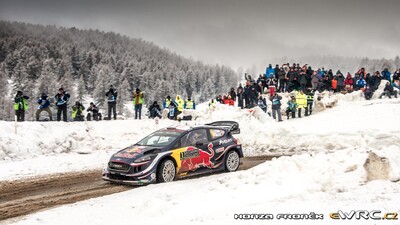 Sébastien Ogier - Julien Ingrassia
86º Rallye Automobile Monte-Carlo 2018. Ford Fiesta WRC (S1 FMC). Clasificado 1º.
M-Sport Ford WRT

Del 24 al 28 de Enero, Gap - Monaco.
Superficie: asfalto - nieve.

El Rallye constaba de 4 etapas con un total de 1642.4 km de los que 388.59 km divididos en 15 tramos eran cronometrados.

Tomaron la salida 67 equipos, finalizaron 47.

© Honza Fronek

Palabras clave: Ford;Fiesta;WRC;Montecarlo;2018