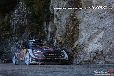 Sébastien Ogier - Julien Ingrassia
86º Rallye Automobile Monte-Carlo 2018. Ford Fiesta WRC (S1 FMC). Clasificado 1º.
M-Sport Ford WRT

Del 24 al 28 de Enero, Gap - Monaco.
Superficie: asfalto - nieve.

El Rallye constaba de 4 etapas con un total de 1642.4 km de los que 388.59 km divididos en 15 tramos eran cronometrados.

Tomaron la salida 67 equipos, finalizaron 47.

© Marcin Snopkowski

Palabras clave: Ford;Fiesta;WRC;Montecarlo;2018