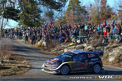 Sébastien Ogier - Julien Ingrassia
86º Rallye Automobile Monte-Carlo 2018. Ford Fiesta WRC (S1 FMC). Clasificado 1º.
M-Sport Ford WRT

Del 24 al 28 de Enero, Gap - Monaco.
Superficie: asfalto - nieve.

El Rallye constaba de 4 etapas con un total de 1642.4 km de los que 388.59 km divididos en 15 tramos eran cronometrados.

Tomaron la salida 67 equipos, finalizaron 47.

© Mfoto.es

Palabras clave: Ford;Fiesta;WRC;Montecarlo;2018