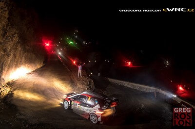 Ott Tänak - Martin Järveoja
86º Rallye Automobile Monte-Carlo 2018. Toyota Yaris WRC (A-6119). Clasificado 2º.
Toyota Gazoo Racing WRT

Del 24 al 28 de Enero, Gap - Monaco.
Superficie: asfalto - nieve.

El Rallye constaba de 4 etapas con un total de 1642.4 km de los que 388.59 km divididos en 15 tramos eran cronometrados.

Tomaron la salida 67 equipos, finalizaron 47.

© Greg Roslon

Palabras clave: Toyota;Yaris;WRC;Montecarlo;2018