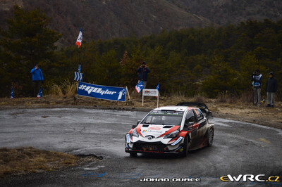 Ott Tänak - Martin Järveoja
86º Rallye Automobile Monte-Carlo 2018. Toyota Yaris WRC (A-6119). Clasificado 2º.
Toyota Gazoo Racing WRT

Del 24 al 28 de Enero, Gap - Monaco.
Superficie: asfalto - nieve.

El Rallye constaba de 4 etapas con un total de 1642.4 km de los que 388.59 km divididos en 15 tramos eran cronometrados.

Tomaron la salida 67 equipos, finalizaron 47.

© Johan Dubee

Palabras clave: Toyota;Yaris;WRC;Montecarlo;2018
