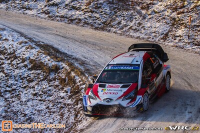 Ott Tänak - Martin Järveoja
87º Rallye Automobile de Monte-Carlo 2019. Toyota Yaris WRC (SP 1010). Clasificado 3º.
Toyota Gazoo Racing WRT

Del 24 al 27 de Enero, Gap - Monaco.
Superficie: asfalto - nieve.

El Rallye constaba de 4 etapas con un total de 1366.43 km de los que 323.83 km divididos en 15 tramos eran cronometrados, (uno de ellos fue cancelado, SS3 Valdrôme - Sigottier 1 de 20,04 km).

Tomaron la salida 88 equipos, finalizaron 73.

© Lukasz Mikulski

Palabras clave: Toyota;Yaris;WRC;Montecarlo;2019