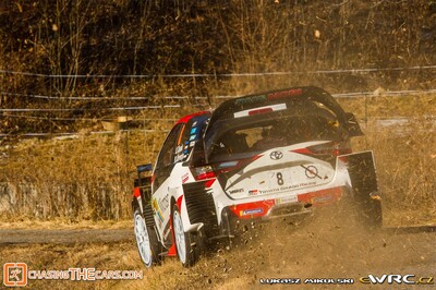 Ott Tänak - Martin Järveoja
87º Rallye Automobile de Monte-Carlo 2019. Toyota Yaris WRC (SP 1010). Clasificado 3º.
Toyota Gazoo Racing WRT

Del 24 al 27 de Enero, Gap - Monaco.
Superficie: asfalto - nieve.

El Rallye constaba de 4 etapas con un total de 1366.43 km de los que 323.83 km divididos en 15 tramos eran cronometrados, (uno de ellos fue cancelado, SS3 Valdrôme - Sigottier 1 de 20,04 km).

Tomaron la salida 88 equipos, finalizaron 73.

© Lukasz Mikulski

Palabras clave: Toyota;Yaris;WRC;Montecarlo;2019