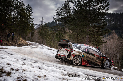 Sébastien Ogier - Julien Ingrassia
88º Rallye Automobile Monte-Carlo 2020. Toyota Yaris WRC (SP 1015). Clasificado 2º.
Toyota Gazoo Racing WRT

Del 22 al 26 de Enero, Gap - Monaco.
Superficie: asfalto - nieve.

El Rallye constaba de 4 etapas con un total de 1505.64 km de los que 304.28 km divididos en 15 tramos eran cronometrados.

Tomaron la salida 88 equipos, finalizaron 73.

© Bastien Roux

Palabras clave: Toyota;Yaris;WRC;Montecarlo;2020