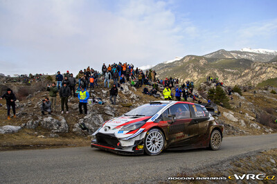 Sébastien Ogier - Julien Ingrassia
88º Rallye Automobile Monte-Carlo 2020. Toyota Yaris WRC (SP 1015). Clasificado 2º.
Toyota Gazoo Racing WRT

Del 22 al 26 de Enero, Gap - Monaco.
Superficie: asfalto - nieve.

El Rallye constaba de 4 etapas con un total de 1505.64 km de los que 304.28 km divididos en 15 tramos eran cronometrados.

Tomaron la salida 88 equipos, finalizaron 73.

© Bogdan Barabas

Palabras clave: Toyota;Yaris;WRC;Montecarlo;2020