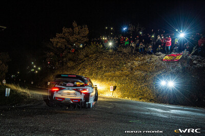 Elfyn Evans - Scott Martin
88º Rallye Automobile Monte-Carlo 2020. Toyota Yaris WRC (SP 1010). Clasificado 3º.
Toyota Gazoo Racing WRT

Del 22 al 26 de Enero, Gap - Monaco.
Superficie: asfalto - nieve.

El Rallye constaba de 4 etapas con un total de 1505.64 km de los que 304.28 km divididos en 15 tramos eran cronometrados.

Tomaron la salida 88 equipos, finalizaron 73.

© Honza Fronek

Palabras clave: Toyota;Yaris;WRC;Montecarlo;2020