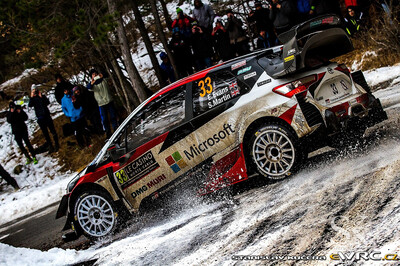 Elfyn Evans - Scott Martin
88º Rallye Automobile Monte-Carlo 2020. Toyota Yaris WRC (SP 1010). Clasificado 3º.
Toyota Gazoo Racing WRT

Del 22 al 26 de Enero, Gap - Monaco.
Superficie: asfalto - nieve.

El Rallye constaba de 4 etapas con un total de 1505.64 km de los que 304.28 km divididos en 15 tramos eran cronometrados.

Tomaron la salida 88 equipos, finalizaron 73.

© Stanislav Kucera

Palabras clave: Toyota;Yaris;WRC;Montecarlo;2020