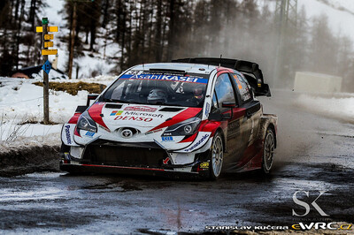 Elfyn Evans - Scott Martin
88º Rallye Automobile Monte-Carlo 2020. Toyota Yaris WRC (SP 1010). Clasificado 3º.
Toyota Gazoo Racing WRT

Del 22 al 26 de Enero, Gap - Monaco.
Superficie: asfalto - nieve.

El Rallye constaba de 4 etapas con un total de 1505.64 km de los que 304.28 km divididos en 15 tramos eran cronometrados.

Tomaron la salida 88 equipos, finalizaron 73.

© Stanislav Kucera

Palabras clave: Toyota;Yaris;WRC;Montecarlo;2020