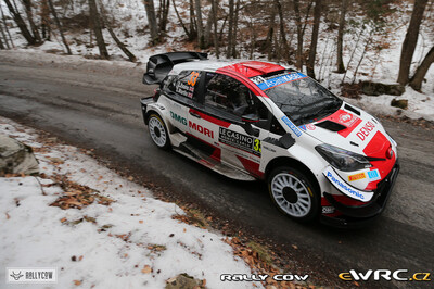 Elfyn Evans - Scott Martin
89º Rallye Automobile de Monte-Carlo 2021. Toyota Yaris WRC (SP 1013). Clasificado 2º.
Toyota Gazoo Racing WRT

Del 21 al 24 de Enero, Gap - Monaco.
Superficie: asfalto - nieve.

El Rallye constaba de 4 etapas con un total de 1392.88 km de los que 279.88 km divididos en 15 tramos eran cronometrados (uno de ellos fue cancelado, SS8 Montauban-sur-l'Ouvèze - Villebois-les-Pins 2 de 22.24 km).

Tomaron la salida 79 equipos, finalizaron 62.

© Rally Cow

Palabras clave: Toyota;Yaris;WRC;Montecarlo;2021
