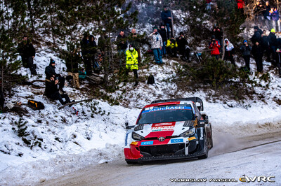 Sébastien Ogier - Benjamin Veillas
90º Rallye Automobile de Monte-Carlo 2022. Toyota GR Yaris Rally1 Hybrid (A-6628). Clasificado 2º.
Toyota Gazoo Racing WRT

Del 20 al 23 de Enero, Monaco.
Superficie: asfalto - nieve.

El Rallye constaba de 4 etapas con un total de 1511.47 km de los que 296.03 km divididos en 17 tramos eran cronometrados.

Tomaron la salida 74 equipos, finalizaron 62.

© Vladislav Maschl

Palabras clave: Toyota;Yaris;Montecarlo;2022