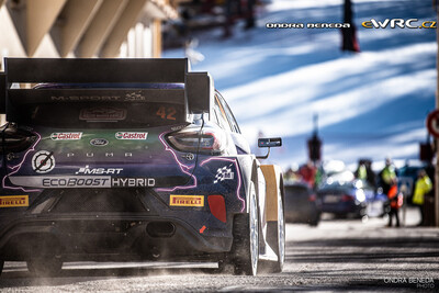 Craig Breen - Paul Nagle
90º Rallye Automobile de Monte-Carlo 2022. Ford Puma Rally1 Hybrid (1 WRT). Clasificado 3º.
M-Sport Ford WRT

Del 20 al 23 de Enero, Monaco.
Superficie: asfalto - nieve.

El Rallye constaba de 4 etapas con un total de 1511.47 km de los que 296.03 km divididos en 17 tramos eran cronometrados.

Tomaron la salida 74 equipos, finalizaron 62.

© Ondra Beneda

Palabras clave: Ford;Puma;Montecarlo;2022