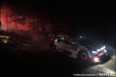 Sébastien Ogier - Vincent Landais
91º Rallye Automobile de Monte-Carlo 2023. Toyota GR Yaris Rally1 Hybrid (A-6765). Clasificado 1º.
Toyota Gazoo Racing WRT

Del 19 al 22 de Enero, Monaco.
Superficie: asfalto - nieve.

El Rallye constaba de 4 etapas con un total de 1534.79 km de los que 325.02 km divididos en 18 tramos eran cronometrados.

Tomaron la salida 75 equipos, finalizaron 67.

© Marcin Rybak

Palabras clave: Toyota;Yaris;Montecarlo;2023