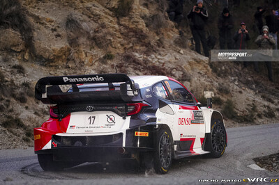 Sébastien Ogier - Vincent Landais
91º Rallye Automobile de Monte-Carlo 2023. Toyota GR Yaris Rally1 Hybrid (A-6765). Clasificado 1º.
Toyota Gazoo Racing WRT

Del 19 al 22 de Enero, Monaco.
Superficie: asfalto - nieve.

El Rallye constaba de 4 etapas con un total de 1534.79 km de los que 325.02 km divididos en 18 tramos eran cronometrados.

Tomaron la salida 75 equipos, finalizaron 67.

© Nacho Mateo

Palabras clave: Toyota;Yaris;Montecarlo;2023