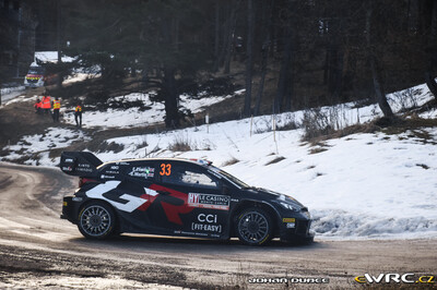 Elfyn Evans - Scott Martin
92º Rallye Automobile de Monte-Carlo 2024. Toyota GR Yaris Rally1 Hybrid (A-7446). Clasificado 3º.
Toyota Gazoo Racing WRT

Del 25 al 28 de Enero, Gap - Monaco
Superficie: asfalto - nieve.

El Rallye constaba de 4 etapas con un total de 1649.89 km de los que 324.44 km divididos en 17 tramos eran cronometrados.

Tomaron la salida 68 equipos, finalizaron 64.

© Johan Dubee

Palabras clave: Toyota;Yaris;Montecarlo;2024