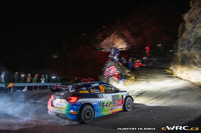 Jan Solans - Rodrigo Sanjuan
92º Rallye Automobile de Monte-Carlo 2024. Toyota GR Yaris Rally2 (SP 1009). Clasificado 14º.

Del 25 al 28 de Enero, Gap - Monaco
Superficie: asfalto - nieve.

El Rallye constaba de 4 etapas con un total de 1649.89 km de los que 324.44 km divididos en 17 tramos eran cronometrados.

Tomaron la salida 68 equipos, finalizaron 64.

© Honza Fronek

Palabras clave: Toyota;Yaris;Montecarlo;2024