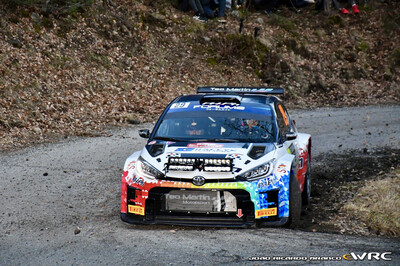 Jan Solans - Rodrigo Sanjuan
92º Rallye Automobile de Monte-Carlo 2024. Toyota GR Yaris Rally2 (SP 1009). Clasificado 14º.

Del 25 al 28 de Enero, Gap - Monaco
Superficie: asfalto - nieve.

El Rallye constaba de 4 etapas con un total de 1649.89 km de los que 324.44 km divididos en 17 tramos eran cronometrados.

Tomaron la salida 68 equipos, finalizaron 64.

© Joao Ricardo

Palabras clave: Toyota;Yaris;Montecarlo;2024