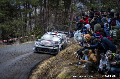 Sébastien Ogier - Vincent Landais
94º Rallye Automobile de Monte-Carlo 2026. Toyota GR Yaris Rally1 (A-7545). Clasificado 1º.
Toyota Gazoo Racing WRT

Del 23 al 26 de Enero, Gap - Monaco
Superficie: asfalto - nieve.

El Rallye constaba de 4 etapas con un total de 1629.29 km de los que 333.06 km divididos en 18 tramos eran cronometrados.

Tomaron la salida 69 equipos, finalizaron 62.

© Petr Sagner

Palabras clave: Toyota;Yaris;Montecarlo;2025