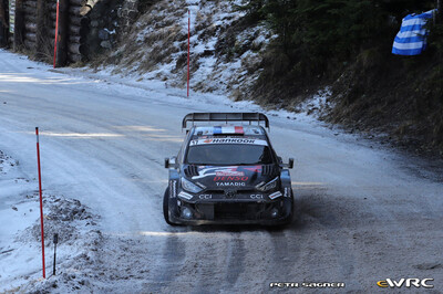 Sébastien Ogier - Vincent Landais
94º Rallye Automobile de Monte-Carlo 2026. Toyota GR Yaris Rally1 (A-7545). Clasificado 1º.
Toyota Gazoo Racing WRT

Del 23 al 26 de Enero, Gap - Monaco
Superficie: asfalto - nieve.

El Rallye constaba de 4 etapas con un total de 1629.29 km de los que 333.06 km divididos en 18 tramos eran cronometrados.

Tomaron la salida 69 equipos, finalizaron 62.

© Petr Sagner

Palabras clave: Toyota;Yaris;Montecarlo;2025