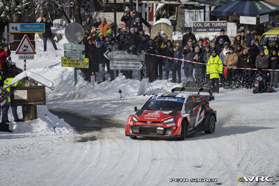 Oliver Solberg - Elliott Edmondson
94º Rallye Automobile de Monte-Carlo 2026. Toyota GR Yaris Rally1 (A-7540). Clasificado 1º.
Toyota Gazoo Racing WRT

Del 22 al 25 de Enero, Gap - Monaco.
Superficie: asfalto - nieve.

El Rally constaba de 4 etapas con un total de 1553.22 km de los que 339.15 km divididos en 17 tramos eran cronometrados.

Tomaron la salida 65 equipos, finaluizaron 48.

© Petr Sagner

Palabras clave: Toyota;Yaris;Montecarlo;2006
