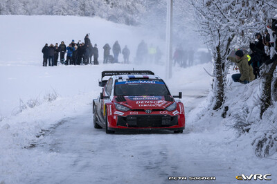 Sébastien Ogier - Vincent Landais
94º Rallye Automobile de Monte-Carlo 2026. Toyota GR Yaris Rally1 (A-7553). Clasificado 3º.
Toyota Gazoo Racing WRT

Del 22 al 25 de Enero, Gap - Monaco.
Superficie: asfalto - nieve.

El Rally constaba de 4 etapas con un total de 1553.22 km de los que 339.15 km divididos en 17 tramos eran cronometrados.

Tomaron la salida 65 equipos, finaluizaron 48.

© Petr Sagner

Palabras clave: Toyota;Yaris;Montecarlo;2026