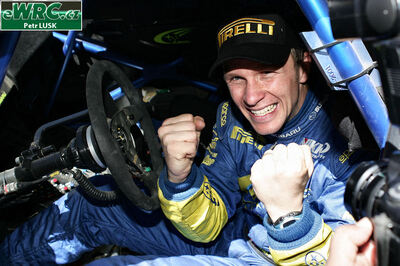 Petter Solberg
2º Corona Rally Mexico 2005. Subaru Impreza S11 WRC '05 (AC54 WRC). Clasificado 1º.
Copiloto: Phil Mills
Subaru World Rally Team

Del 11 al 13 de Marzo, León.
Superficie: tierra.

El Rallye constaba de 3 etapas con un total de 928.74 km de los que 355.97 km divididos en 14 tramos eran cronometrados.

Tomaron la salida 38 equipos, finalizaron 28.

© Petr Lusk

Palabras clave: Subaru;Impreza;WRC;Mexico;2005;Personajes