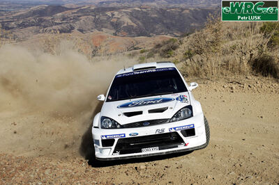 Antony Warmbold - Michael Orr
2º Corona Rally Mexico 2005. Ford Focus RS WRC '04 (EO03 XYG). Clasificado 7º.
BP Ford World Rally Team

Del 11 al 13 de Marzo, León.
Superficie: tierra.

El Rallye constaba de 3 etapas con un total de 928.74 km de los que 355.97 km divididos en 14 tramos eran cronometrados.

Tomaron la salida 38 equipos, finalizaron 28.

© Petr Lusk

Palabras clave: Ford;Focus;WRC;Mexico;2005