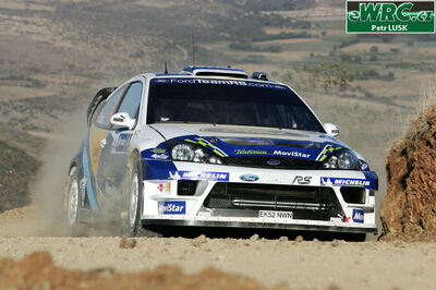 Dani Solà - Xavier Amigo
2º Corona Rally Mexico 2005. Ford Focus RS WRC '04 (EK52 NWN). Abandonó por accidente en SS11 Duarte - Otates 2 de 24,23 km.
BP Ford World Rally Team

Del 11 al 13 de Marzo, León.
Superficie: tierra.

El Rallye constaba de 3 etapas con un total de 928.74 km de los que 355.97 km divididos en 14 tramos eran cronometrados.

Tomaron la salida 38 equipos, finalizaron 28.

© Petr Lusk

Palabras clave: Ford;Focus;WRC;Mexico;2005