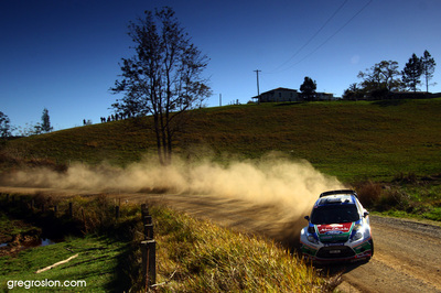 Mikko Hirvonen - Jarmo Lehtinen
21º Repco Rally Australia 2011. Ford Fiesta RS WRC (PX60 AVL). Clasificado 1º.
Ford Abu Dhabi WRT

Del 8 al 11 de Setiembre, Coffs Harbour.
Superficie: tierra.

El Rallye constaba de 3 etapas con un total de 1246.78 km de los que 368.96 km divididos en 26 tramos eran cronometrados.

Tomaron la salida 29 equipos, finalizaron 24.

© Greg Roslon

Palabras clave: Ford;Fiesta;WRC;Australia;2011