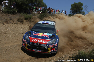 Sébastien Loeb - Daniel Elena
57º Acropolis Rally 2011. Citroën DS3 WRC (BF-735-XB). Clasificado 2º.
Citroën Total WRT

Del 16 al 19 de Junio, Loutraki.
Superficie: tierra.

El Rallye constaba de 3 etapas con un total de 1217.82 km de los que 348.80 km divididos en 18 tramos eran cronometrados.

Tomaron la salida 42 equipos, finalizaron 35.

© Joel Martin


Palabras clave: Citroen;DS3;WRC;Acropolis;2011