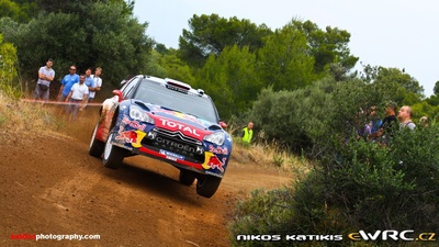 Sébastien Loeb - Daniel Elena
57º Acropolis Rally 2011. Citroën DS3 WRC (BF-735-XB). Clasificado 2º.
Citroën Total WRT

Del 16 al 19 de Junio, Loutraki.
Superficie: tierra.

El Rallye constaba de 3 etapas con un total de 1217.82 km de los que 348.80 km divididos en 18 tramos eran cronometrados.

Tomaron la salida 42 equipos, finalizaron 35.

© Nikos Katikis

Palabras clave: Citroen;DS3;WRC;Acropolis;2011
