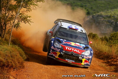 Sébastien Loeb - Daniel Elena
57º Acropolis Rally 2011. Citroën DS3 WRC (BF-735-XB). Clasificado 2º.
Citroën Total WRT

Del 16 al 19 de Junio, Loutraki.
Superficie: tierra.

El Rallye constaba de 3 etapas con un total de 1217.82 km de los que 348.80 km divididos en 18 tramos eran cronometrados.

Tomaron la salida 42 equipos, finalizaron 35.

© Petr Eliáš

Palabras clave: Citroen;DS3;WRC;Acropolis;2011
