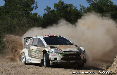 Matthew Wilson - Scott Martin
57º Acropolis Rally 2011. Ford Fiesta RS WRC (1 ES). Clasificado 6º.
Stobart M-Sport Ford RT

Del 16 al 19 de Junio, Loutraki.
Superficie: tierra.

El Rallye constaba de 3 etapas con un total de 1217.82 km de los que 348.80 km divididos en 18 tramos eran cronometrados.

Tomaron la salida 42 equipos, finalizaron 35.

© Joel Martin

Palabras clave: Ford;Fiesta;WRC;Acropolis;2011