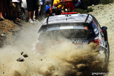 Kimi Räikkönen - Kaj Lindström
57º Acropolis Rally 2011. Citroën DS3 WRC (BN-346-MV). Clasificado 7º.
Ice 1 Racing

Del 16 al 19 de Junio, Loutraki.
Superficie: tierra.

El Rallye constaba de 3 etapas con un total de 1217.82 km de los que 348.80 km divididos en 18 tramos eran cronometrados.

Tomaron la salida 42 equipos, finalizaron 35.

© Greg Roslon

Palabras clave: Citroen;DS3;WRC;Acropolis;2011