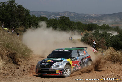 Juho Hänninen - Mikko Markkula
57º Acropolis Rally 2011. Skoda Fabia S2000 (11R 0173). Clasificado 8º.
Red Bull Skoda

Del 16 al 19 de Junio, Loutraki.
Superficie: tierra.

El Rallye constaba de 3 etapas con un total de 1217.82 km de los que 348.80 km divididos en 18 tramos eran cronometrados.

Tomaron la salida 42 equipos, finalizaron 35.

© Joel Martin

Palabras clave: Skoda;Fabia;Acropolis;2011