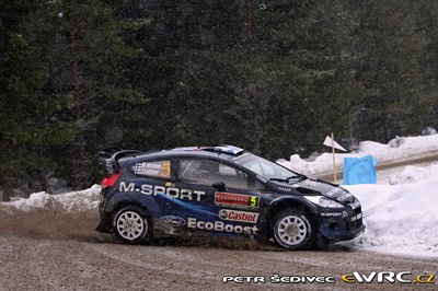 Mikko Hirvonen - Jarmo Lehtinen
62º Rally Sweden 2014. Ford Fiesta RS WRC (PX12 BVT). Clasificado 4º.
M-Sport World Rally Team

Del 5 al 8 de Febrero, Karlstad.
Superficie: nieve - hielo.

El Rallye constaba de 3 etapas con un total de 1572.01 km de los que 323.54 km divididos en 24 tramos eran cronometrados (uno de ellos fue cancelado SS21 Hara 2 de 11,32 km).

Tomaron la salida 39 equipos, finalizaron 30.

© Petr Šedivec

Palabras clave: Ford;Fiesta;WRC;Suecia;2014