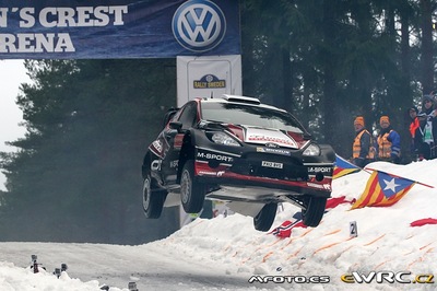 Ott Tänak - Raigo Mõlder
62º Rally Sweden 2014. Ford Fiesta RS WRC (PX12 BVS). Clasificado 5º.
M-Sport World Rally Team

Del 5 al 8 de Febrero, Karlstad.
Superficie: nieve - hielo.

El Rallye constaba de 3 etapas con un total de 1572.01 km de los que 323.54 km divididos en 24 tramos eran cronometrados (uno de ellos fue cancelado SS21 Hara 2 de 11,32 km).

Tomaron la salida 39 equipos, finalizaron 30.

© Mfoto.es

Palabras clave: Ford;Fiesta;WRC;Suecia;2014