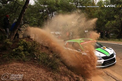 Kalle Rovanperä - Jonne Halttunen
54º RallyRACC Catalunya-COSTA DAURADA Rally de España 2018. Skoda Fabia R5 (11R 0389). Clasificado 12º.

Del 25 al 28 de Octubre, Salou, Tarragona, Catalunya, España.
Superficie: asfalto - tierra

El Rally constaba de 3 etapas con un total de 1495.73 km de los que 331.58 km divididos en 18 tramos eran cronometrados (uno de ellos fue cancelado SS6 Savallà 1 de 14,12 km)

Tomaron la salida 70 equipos, finalizaron 53.

© Rafal Roguski

Palabras clave: Skoda;Fabia;Catalunya;Spain;2018