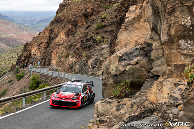 Sébastien Ogier - Vincent Landais
50º Rally Islas Canarias - Rally of Spain 2026. Toyota GR Yaris Rally1 (A-7651). Clasificado 1º.
Toyota Gazoo Racing WRT 

Del 23 al 26 de Abril, Cavle
Superficie: asfalto

El Rallye constaba de 3 etapas con un total de 1309.16 km de los que 301.30 km divididos en 18 tramos eran cronometrados (uno de ellos fue cancelado SS3 Tejeda - San Mateo 1 de 18,62 km.
La cancelación se debió a que vehículos de espectadores estaban estacionados ilegalmente dentro de un área protegida cerca del escenario).
Se encontraron más de 100 vehículos en la zona.

Tomaron la salida 58 equipos, finalizaron 51.

© Vladislav Maschl

Palabras clave: Toyota;Yaris;Rally1;Canarias;España;Spain;2026