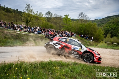 Takamoto Katsuta - Aaron Johnston
Croatia Rally 2026. Toyota GR Yaris Rally1 (A-7651). Clasificado 1º.
Toyota Gazoo Racing WRT

Del 9 al 12 de Abril, Cavle
Superficie: asfalto

El Rallye constaba de 3 etapas con un total de 1134 km de los que 300.28 km divididos en 20 tramos eran cronometrados.

Tomaron la salida 51 equipos, finalizaron 44.

© Honza Fronek

Palabras clave: Croacia;Toyota;Yaris;Rally1;2026