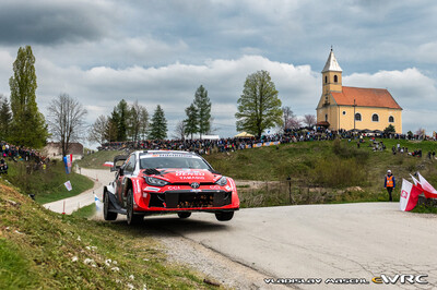 Takamoto Katsuta - Aaron Johnston
Croatia Rally 2026. Toyota GR Yaris Rally1 (A-7651). Clasificado 1º.
Toyota Gazoo Racing WRT

Del 9 al 12 de Abril, Cavle
Superficie: asfalto

El Rallye constaba de 3 etapas con un total de 1134 km de los que 300.28 km divididos en 20 tramos eran cronometrados.

Tomaron la salida 51 equipos, finalizaron 44.

© Vladislav Maschl

Palabras clave: Croacia;Toyota;Yaris;Rally1;2026