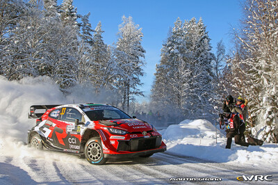 Elfyn Evans - Scott Martin
73º Rally Sweden 2026. Toyota GR Yaris Rally1 (A-7663). Clasificado 1º.
Toyota Gazoo Racing WRT

Del 12 al 15 de Febrero, Umeå.
Superficie: nieve - hielo.

El Rallye constaba de 3 etapas con un total de 1069.44 km de los que 300.66 km divididos en 18 tramos eran cronometrados.

Tomaron la salida 57 equipos.

© Martin Grana

Palabras clave: Toyotra;Yaris;Suecia;2026;Rally1