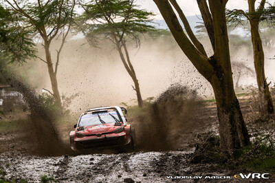 Sami Pajari - Marko Salminen
74º Safari Rally Kenya 2026. Toyota GR Yaris Rally1 (A-7657). Clasificado 3º.
Toyota Gazoo Racing WRT

Del 12 al 15 de Marzo, Naivasha.
Superficie: tierra.

El Rally constaba de 4 etapas con un total de 1205.46 km de los que 338.34 km divididos en 20 tramos eran cronometrados.

Tomaron la salida 41 equipos, finalizaron 29.

© Vladislav Maschl

Palabras clave: Toyota;Yaris;Rally1;Kenya;2026